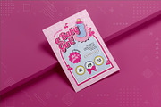 Pretty Doll Birthday Invitation, an Invitation Template by Fannan Studio (Thumbnail 2 of 2)