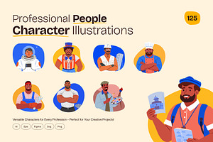 Professions People Character, a Person Illustration by Vectors Market