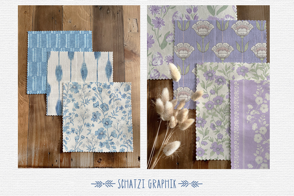 Fabric Swatch Mockup for POD fabrics, a Household Mockup by Schatzi Graphik (Photo 4 of 6)