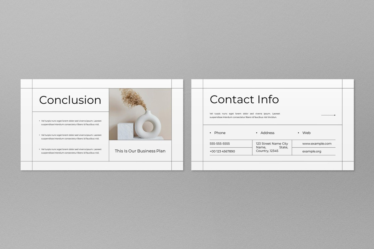 Black White Business Plan PPT, a Presentation Template by graphicook (Photo 4 of 4)