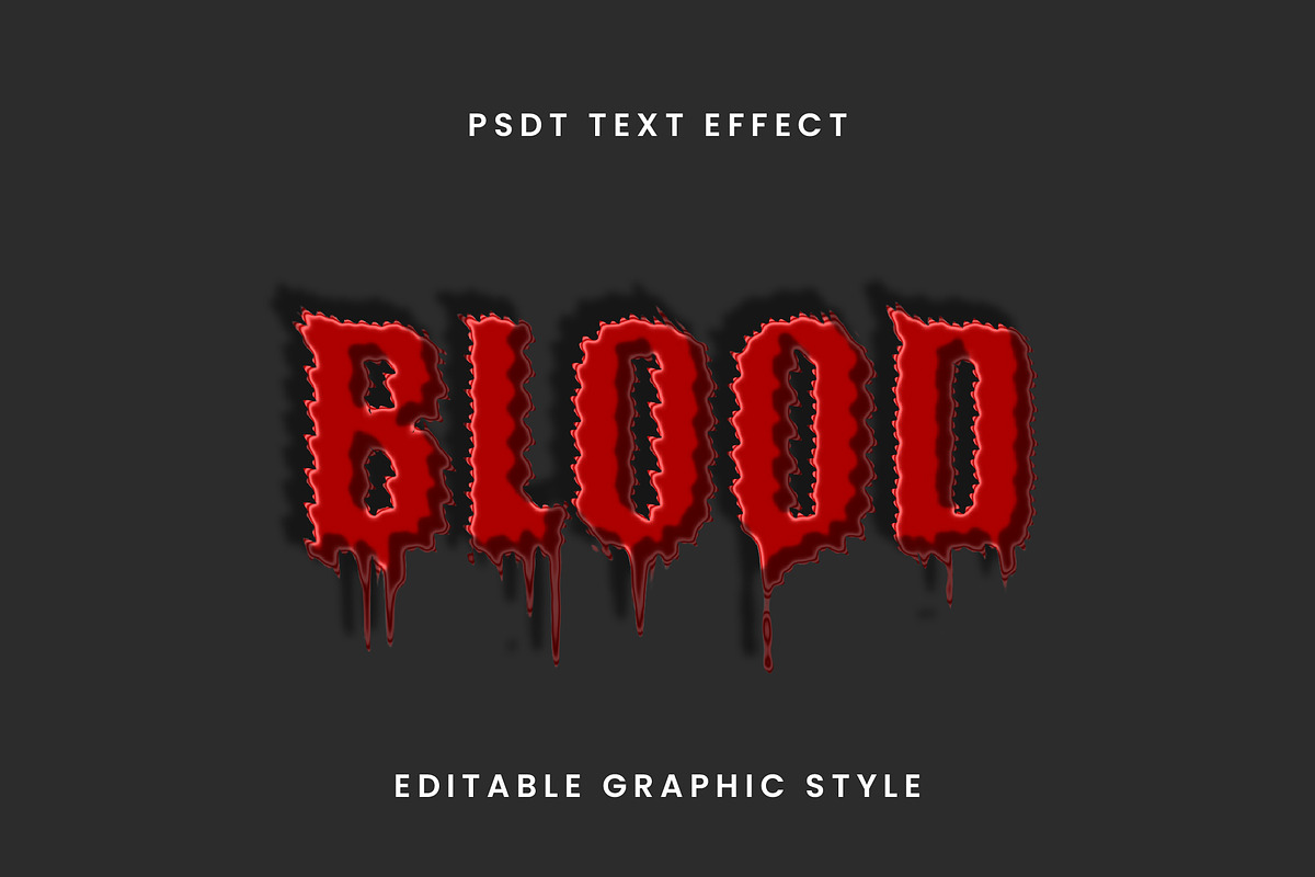 Bloody Drip Horror Text Effect