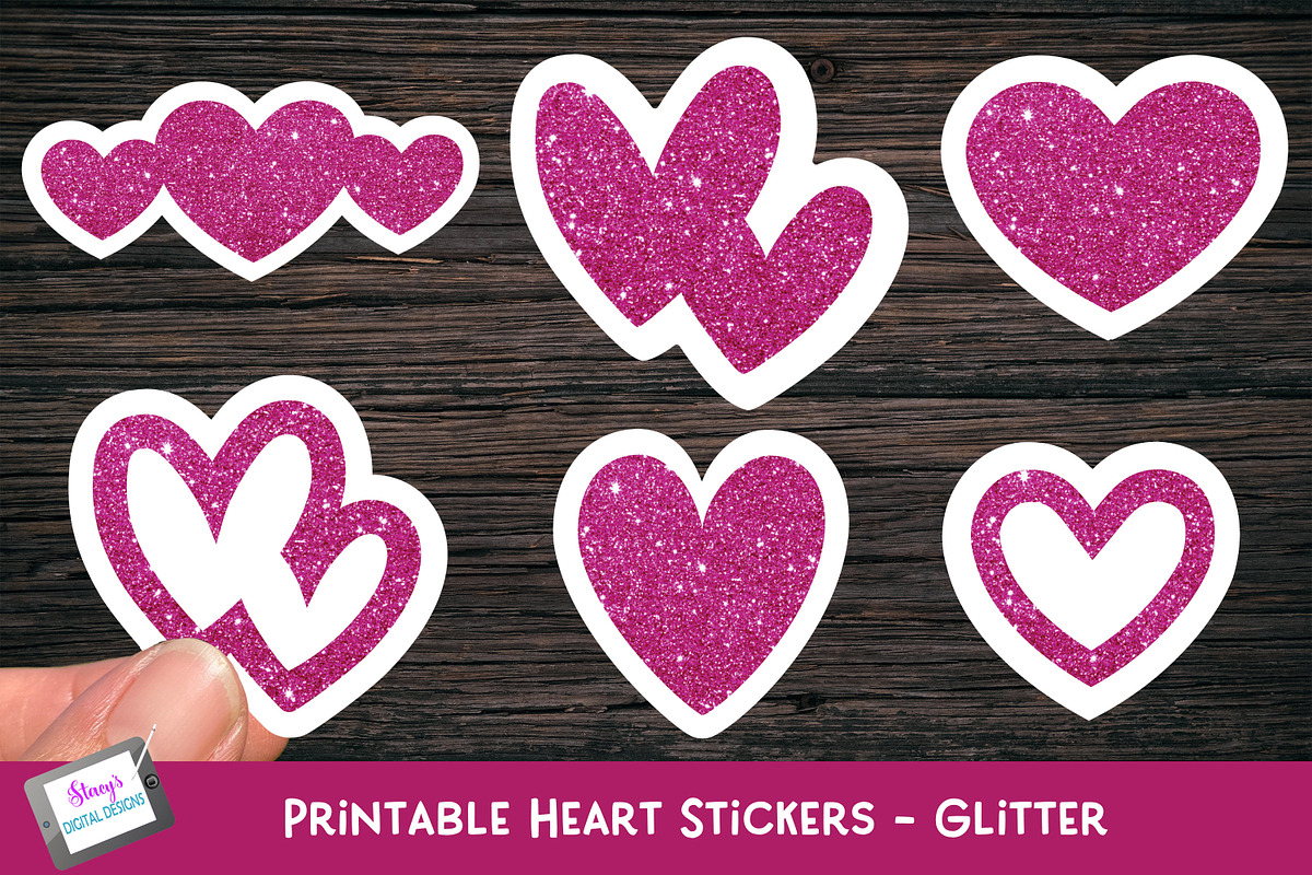 Heart Sticker Bundle | PNG Stickers, an Object Graphic by Stacy's Digital Designs (Photo 4 of 5)