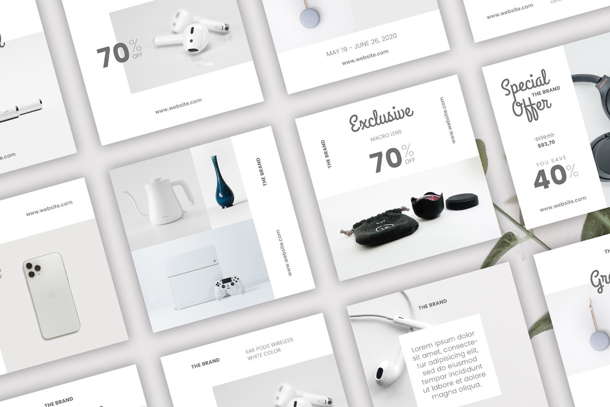 Social Media Template Post, a Social Media Template by Meenom Templates (Photo 3 of 7)