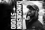 Black Cosmic Futuristic Y2k Display, a Sans Serif Font by dansdesign (Thumbnail 4 of 9)