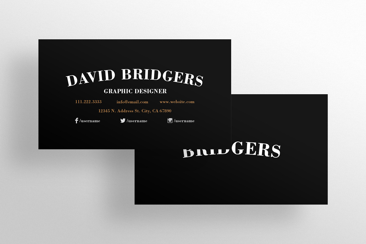 The Speakeasy - Business Card, a Business Card Template by xxDeadPixels (Photo 3 of 5)