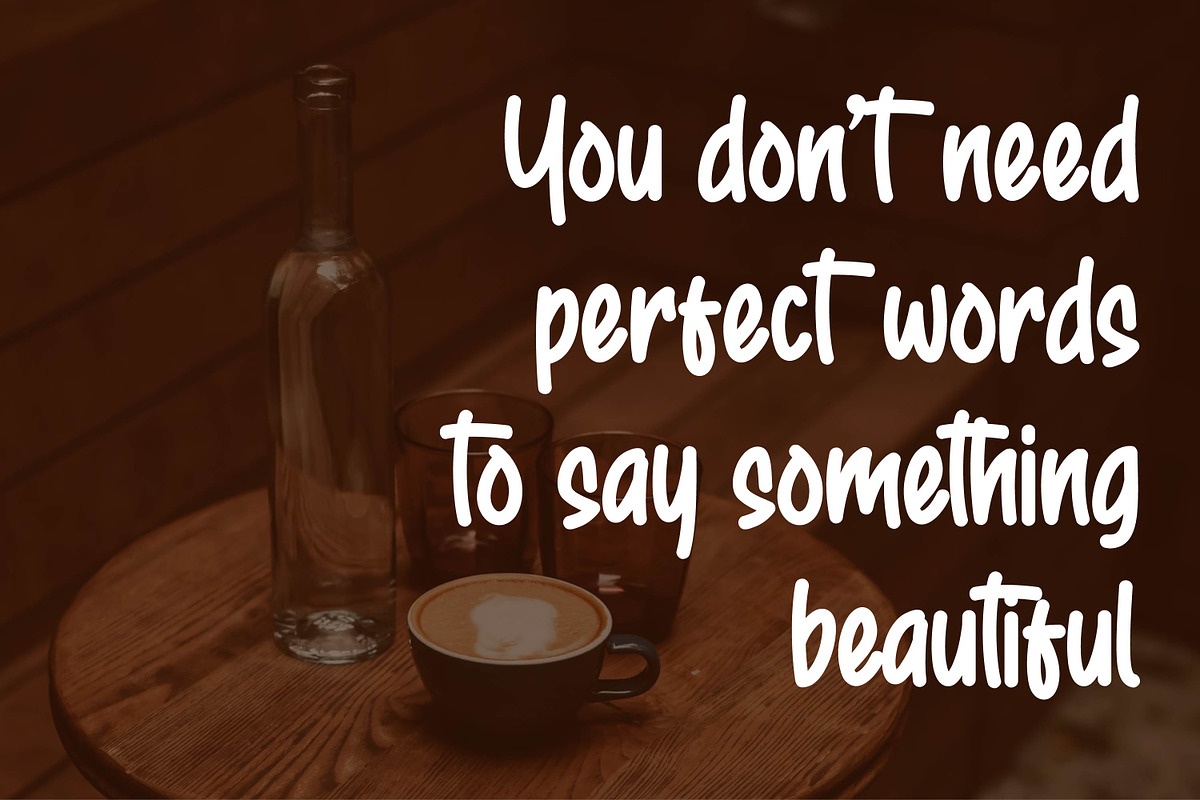 Hearthand - Casual Handwritten Font, a Font by Gumrega Studio (Photo 2 of 7)