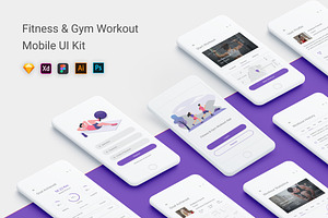 Fitness & Gym Workout Mobile App