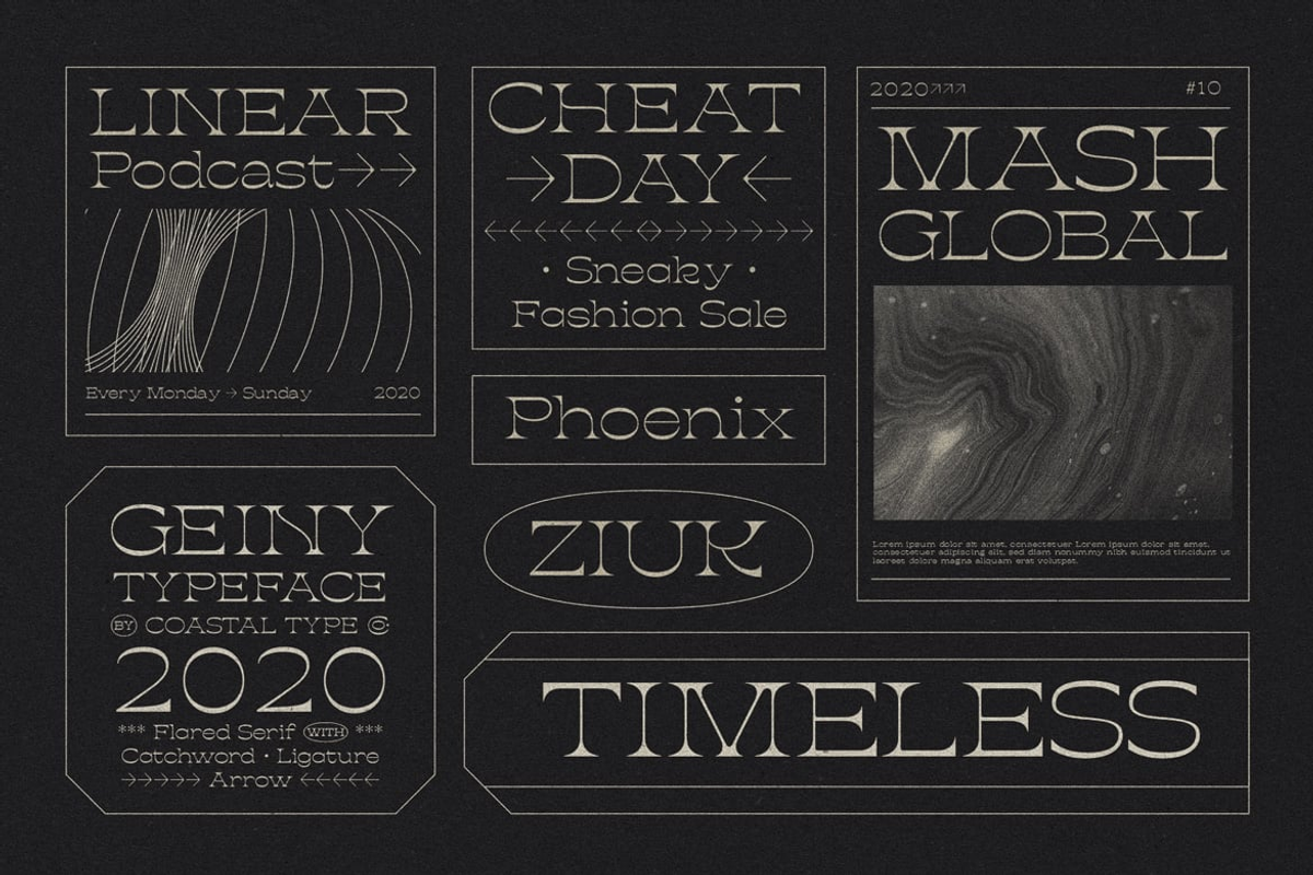 Giant - Ligature Serif Font, a Serif Font by Luna Shop (Photo 3 of 10)