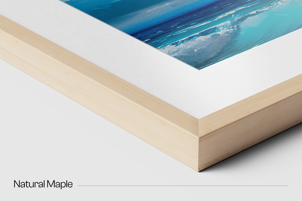 Closeup 20mm Wooden Frame Mockup, a Household Mockup by creatsy5 (Photo 11 of 16)