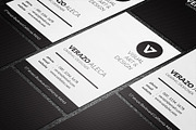 Clean Vertical Business Card, a Business Card Template by Verazo (Thumbnail 1 of 3)