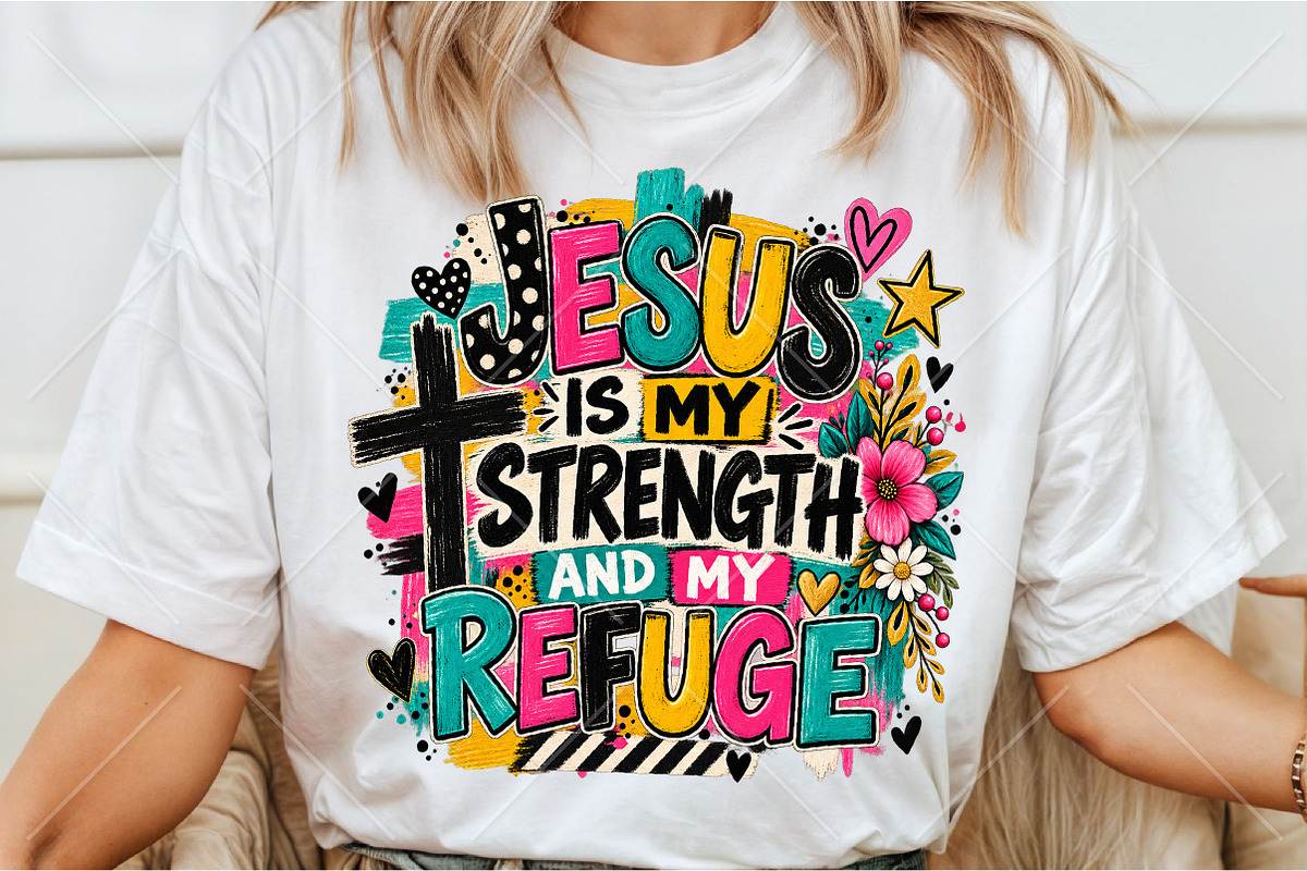 Christian Jesus PNG, Colorful Faith, a Seasonal Illustration by Canvas Craft (Photo 3 of 6)