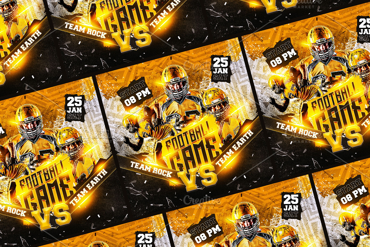 Sport Poster and Instagram Template, a Flyer Template by Samtiv Studio (Photo 2 of 2)