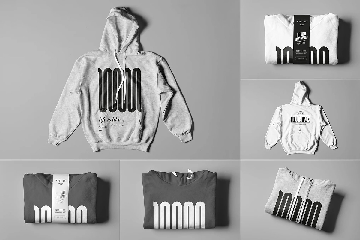 Hoodie Mock-up, a Hoody Mockup by zippypixelstudio (Photo 1 of 7)