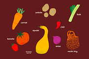 Fresh Market Days Handdrawn Pack, a Food Illustration by Summernotie (Thumbnail 2 of 7)