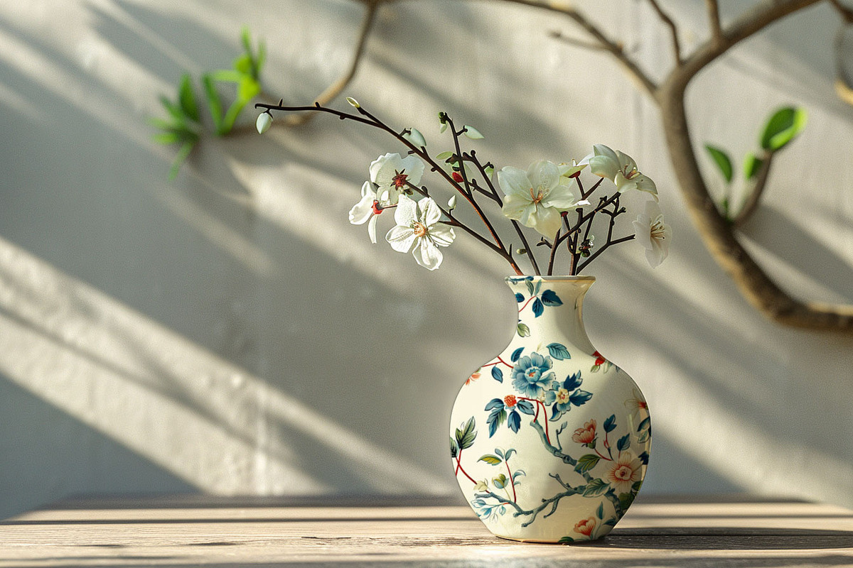 Chinoiserie Floral Seamless Pattern, a Pattern Graphic by Olya Creative (Photo 6 of 20)