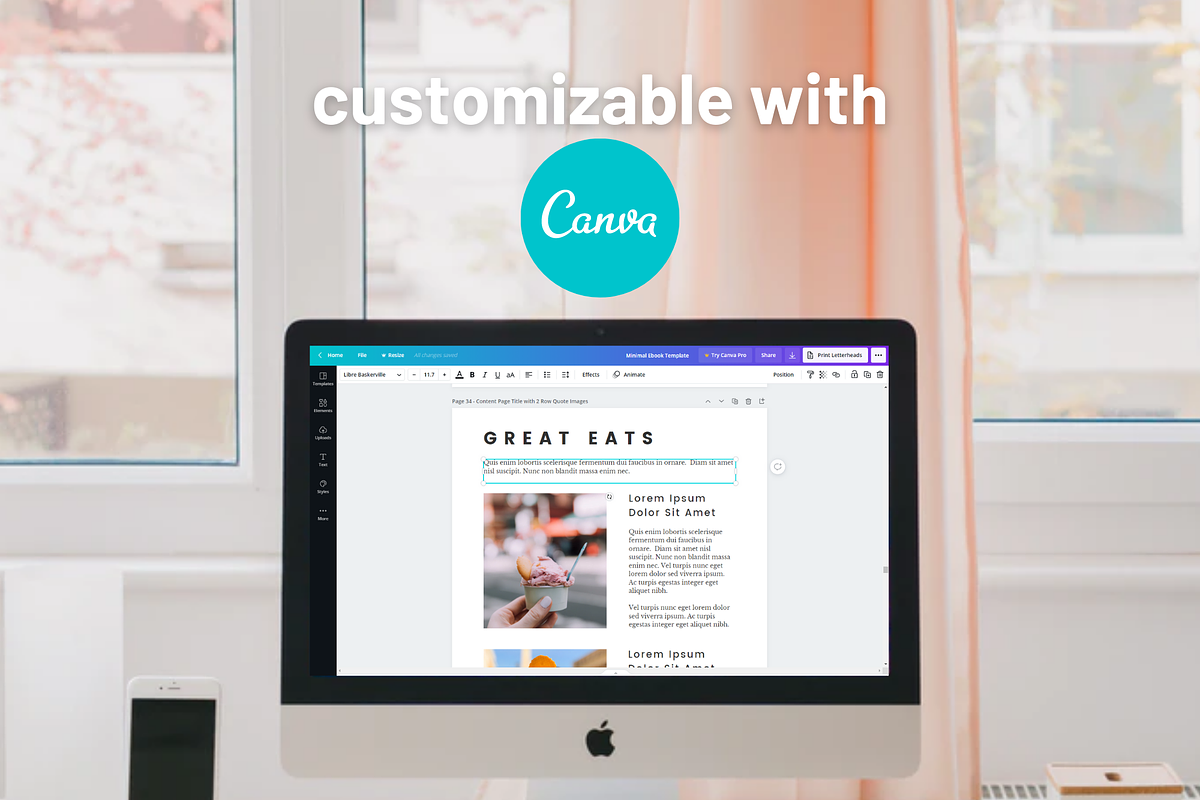 eBook Workbook & Template For Canva, a Magazine Template by Minva Themes (Photo 5 of 9)