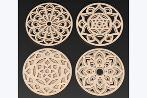 Boxed Mandala Coaster Set