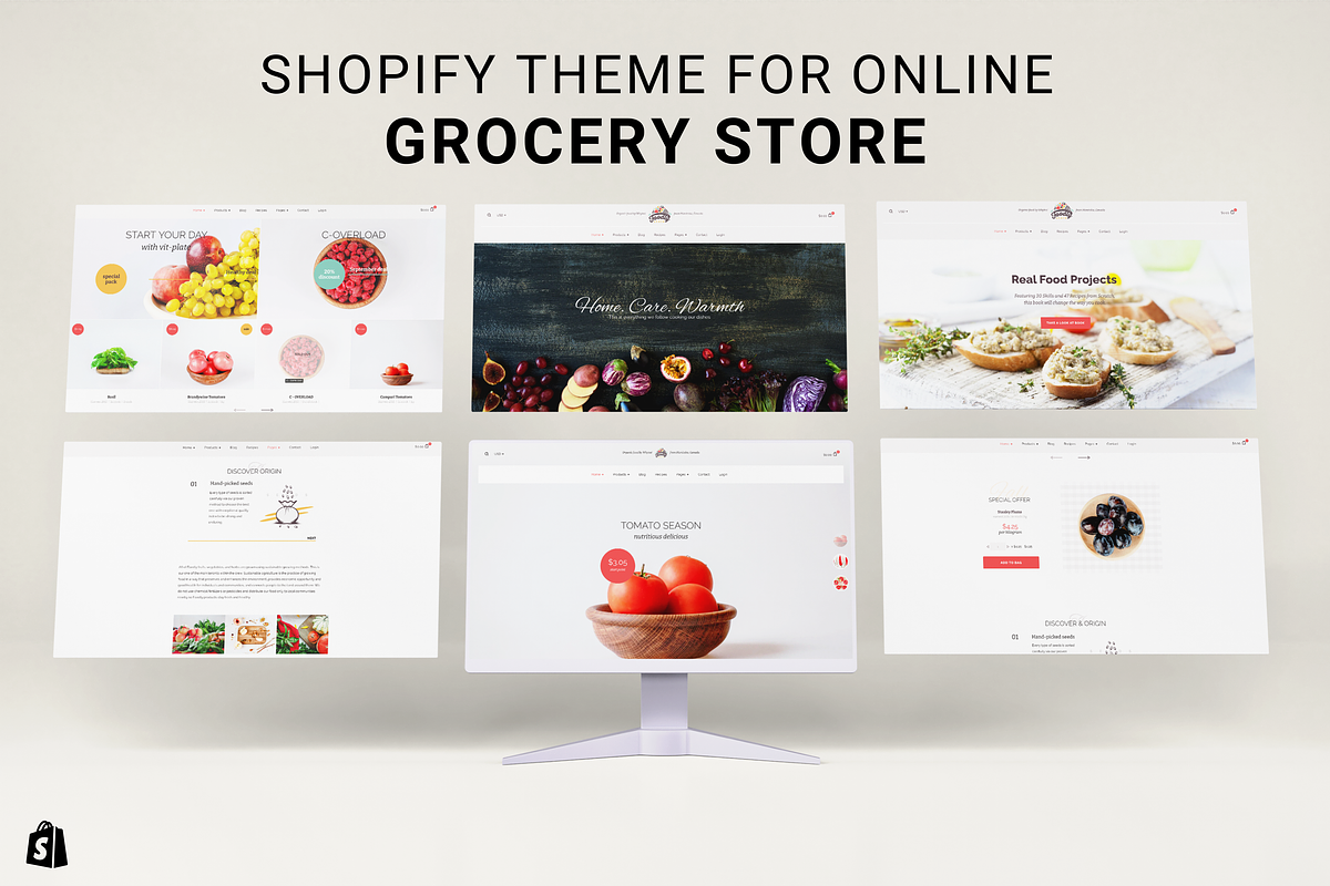 Grocery Shop Shopify Theme, a Templates & Theme by Kay Designs (Photo 5 of 9)