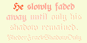 PhederFrack, a Blackletter Font by Ingrimayne Type (Thumbnail 7 of 7)
