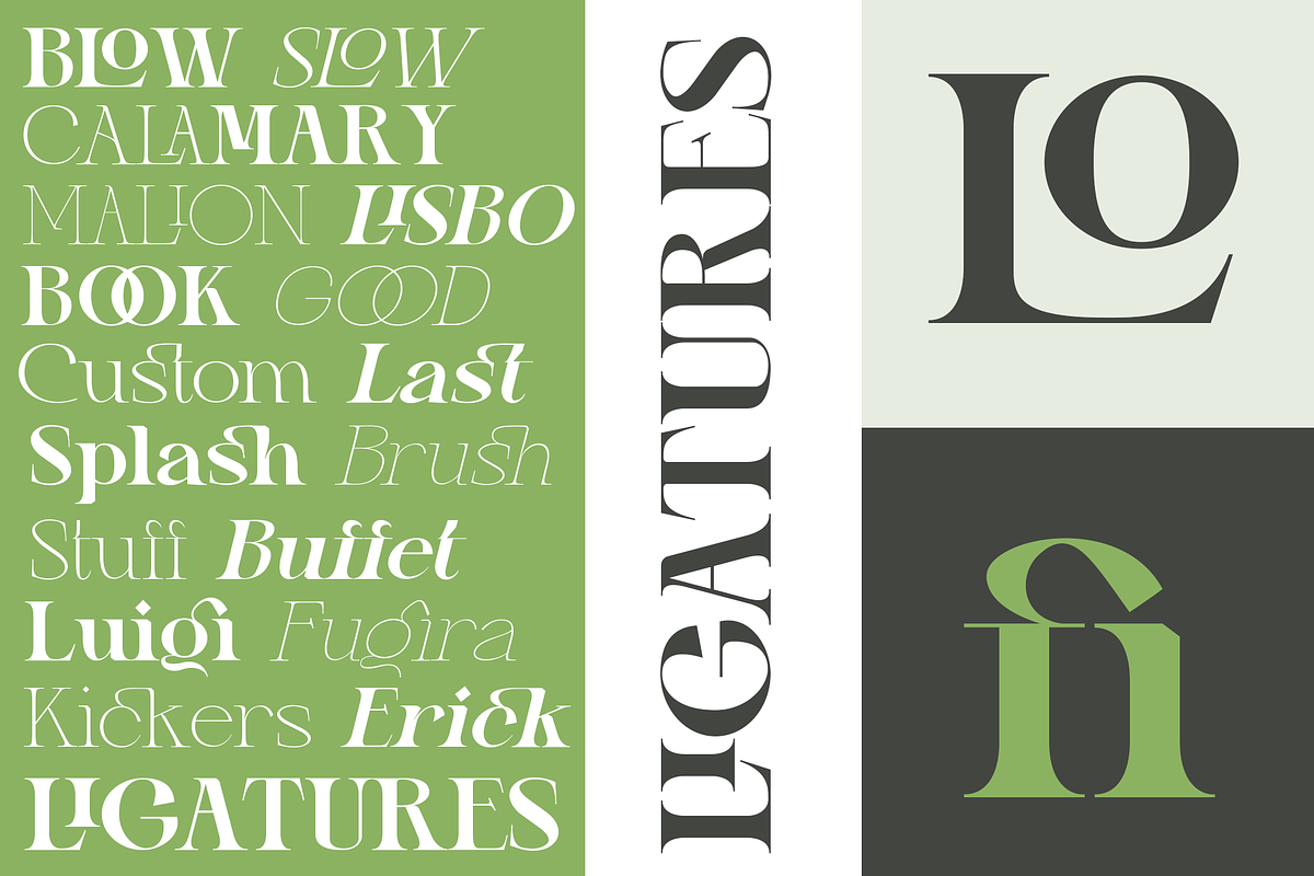 Gretha Family | 14 font family, a Serif Font by Jolicia Type (Photo 7 of 12)