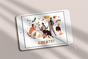 Creative studio team work together, a Person Illustration by Good Studio (Thumbnail 2 of 2)