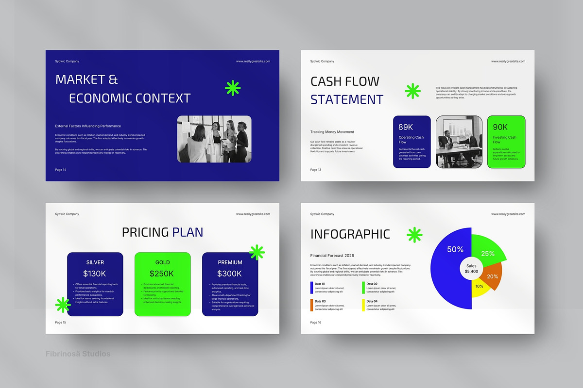 Business Financial Overview Slides, a Presentation Template by FIBRINOSÄ (Photo 4 of 6)