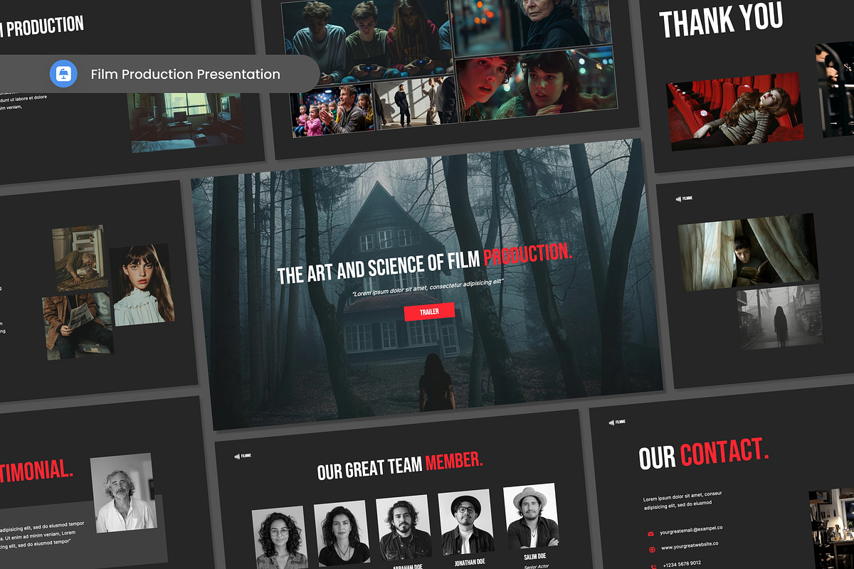Film Production Presentation KEY, a Presentation Template by Antstheme (Photo 1 of 2)