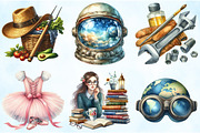 My Dream Jobs Clipart, an Illustration by Craft Nest (Thumbnail 5 of 9)