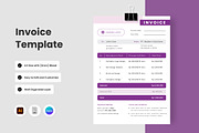 4 Set Freelancers Invoice Template, a Print Template by twinstd (Thumbnail 1 of 4)