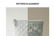Quilted Cosmetic Bag Mockup PSD, a Household Mockup by 1001 mockups (Thumbnail 4 of 10)
