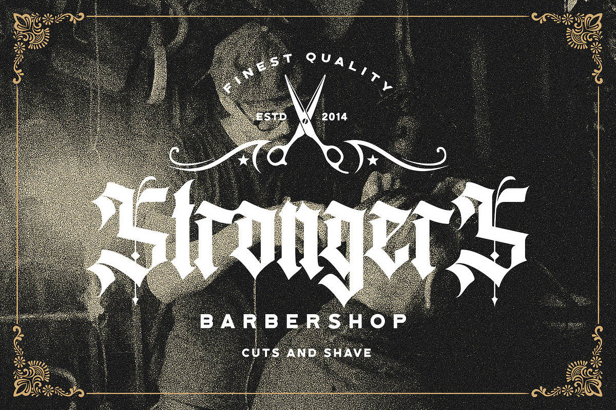 Agathiqy - Blackletter Font, a Blackletter Font by StringLabs (Photo 11 of 13)
