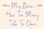 CS Sinclair – Handwritten Script, a Script Font by Craft Supply Co. (Thumbnail 5 of 8)