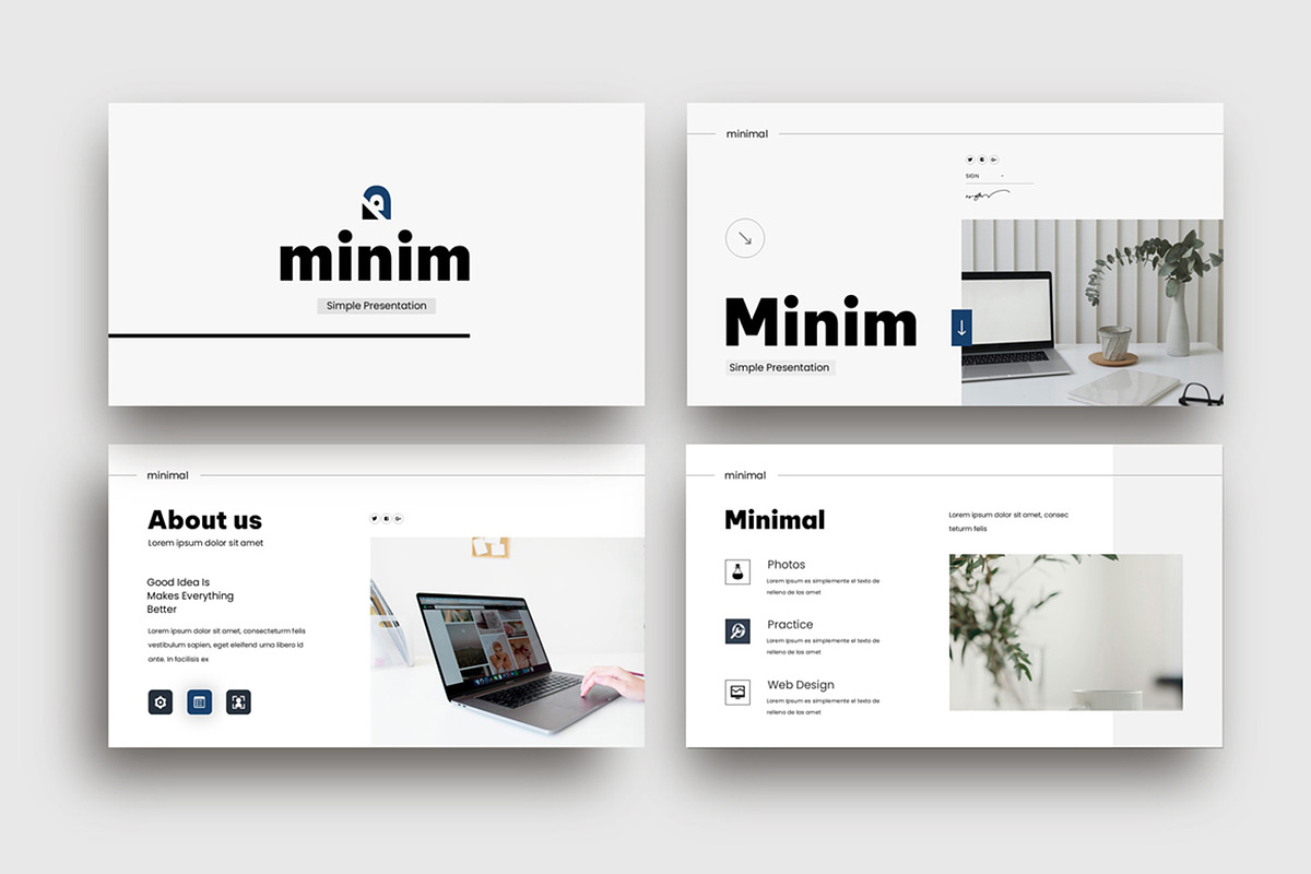 Minimal Presentation Template, a Presentation Template by Dream-Lab (Photo 2 of 8)