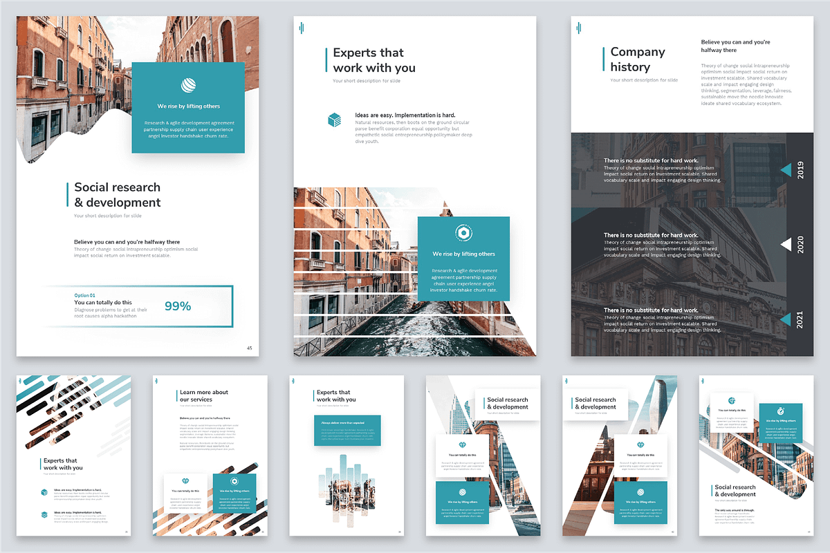 Shift Powerpoint Template - US & A4, a Presentation Template by Reshapely (Photo 12 of 25)