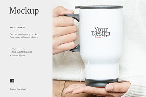 Travel Mug Mock Up, a Mockup by ariodsgn