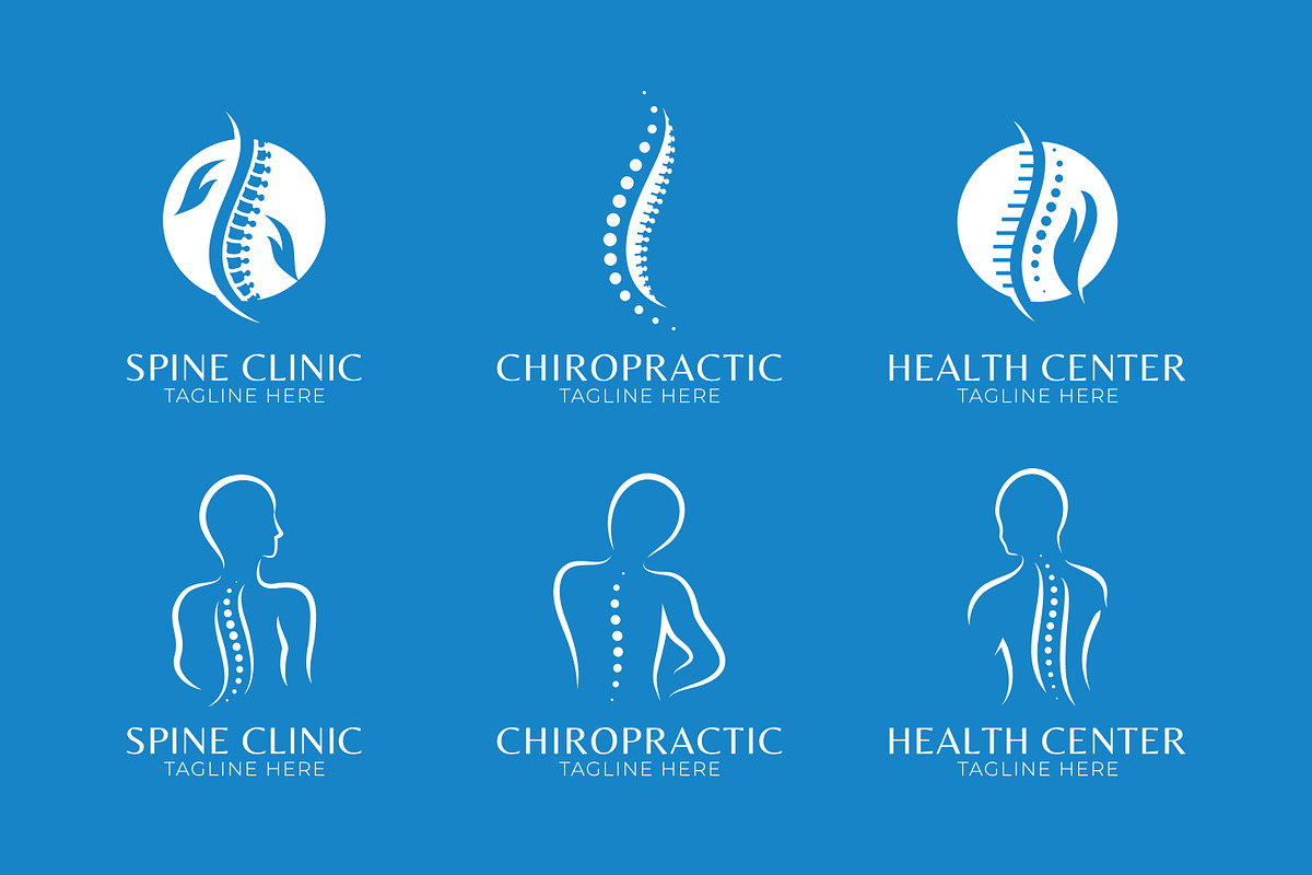 Chiropractic Spine Care Logo Set, a Branding & Logo Template by Signatoro (Photo 2 of 4)