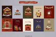 Cozy Christmas – Vector Clipart, a Seasonal Illustration by Jenny Quince (Thumbnail 7 of 14)