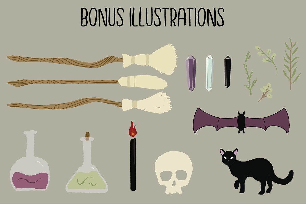 Black Magic Handmade Font preview 5