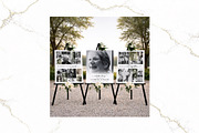 3 Panel Funeral Collage Canva FR006, a Poster Template by TyphoonStudio (Thumbnail 7 of 9)