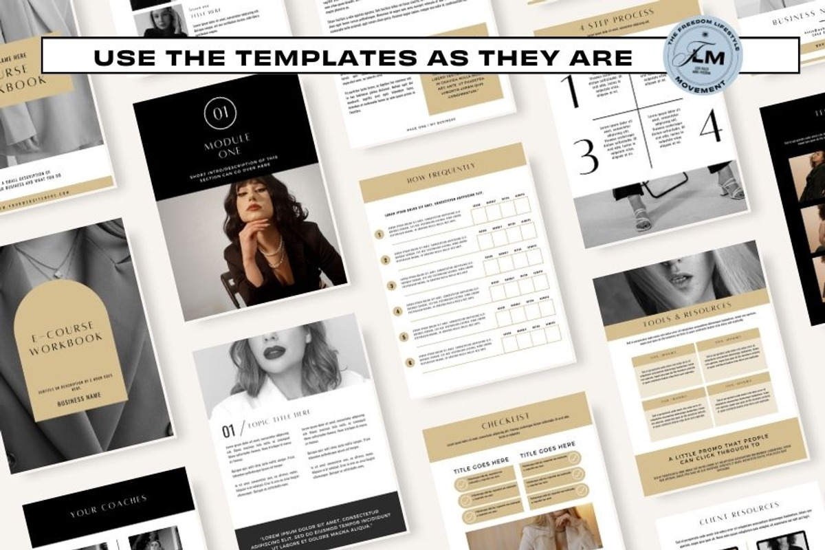 Course Workbook - Luxury CEO, a Social Media Template by Freedom Business Shop (Photo 7 of 11)