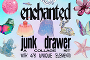 Enchanted Junk Drawer Collage Kit, an Object Graphic by Mystik Vision (Thumbnail 1 of 6)