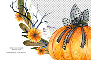 Watercolor Halloween Clipart, an Object Graphic by Valin Malin (Thumbnail 3 of 14)