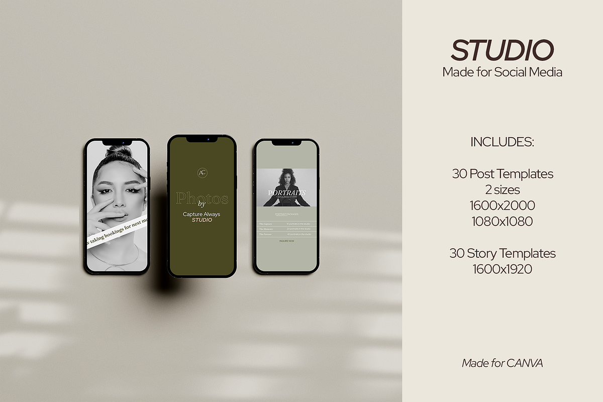 Studio for Social Media, a Social Media Template by Forever Create Studio (Photo 3 of 6)