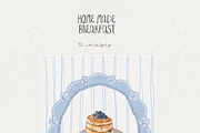 Breakfast Food PNG Images, a Decorative Illustration by whiteheartdesign (Thumbnail 12 of 17)