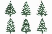 Snowy Pine Tree SVG PNG Bundle, a Seasonal Illustration by Kusumaillustration (Thumbnail 7 of 14)