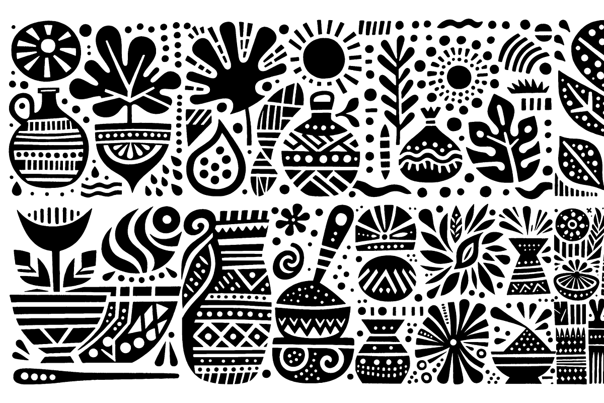 Vintage Wild Animals Folk Art, a Decorative Illustration by devastd (Photo 23 of 28)