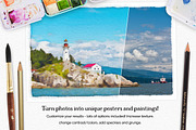 Vibrant Watercolor Photo Effect Kit, a Plug-in Add-On by Drifter Studio PrintShop (Thumbnail 8 of 9)