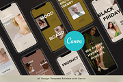 Lanya PS+Canva Instagram Templates, a Social Media Template by Dirtytemp Studio (Thumbnail 4 of 13)