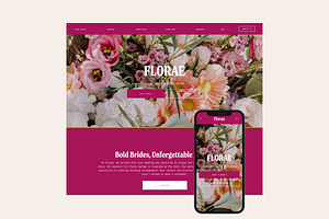 Florae Florist Squarespace Template