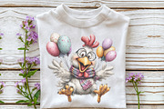 Whimsical Easter Roster Clipart, an Illustration by OK Design (Thumbnail 6 of 6)